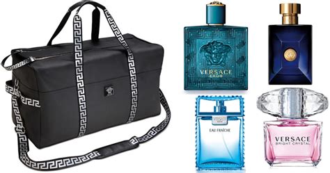 versace bag and cologne|free versace bag with cologne.